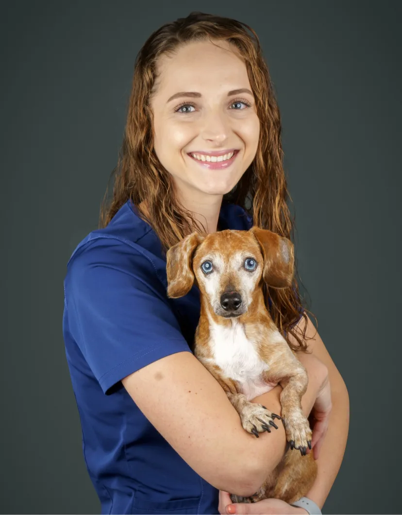 Brooke Boisvert, registered veterinary technician at Island City Animal Hospital
